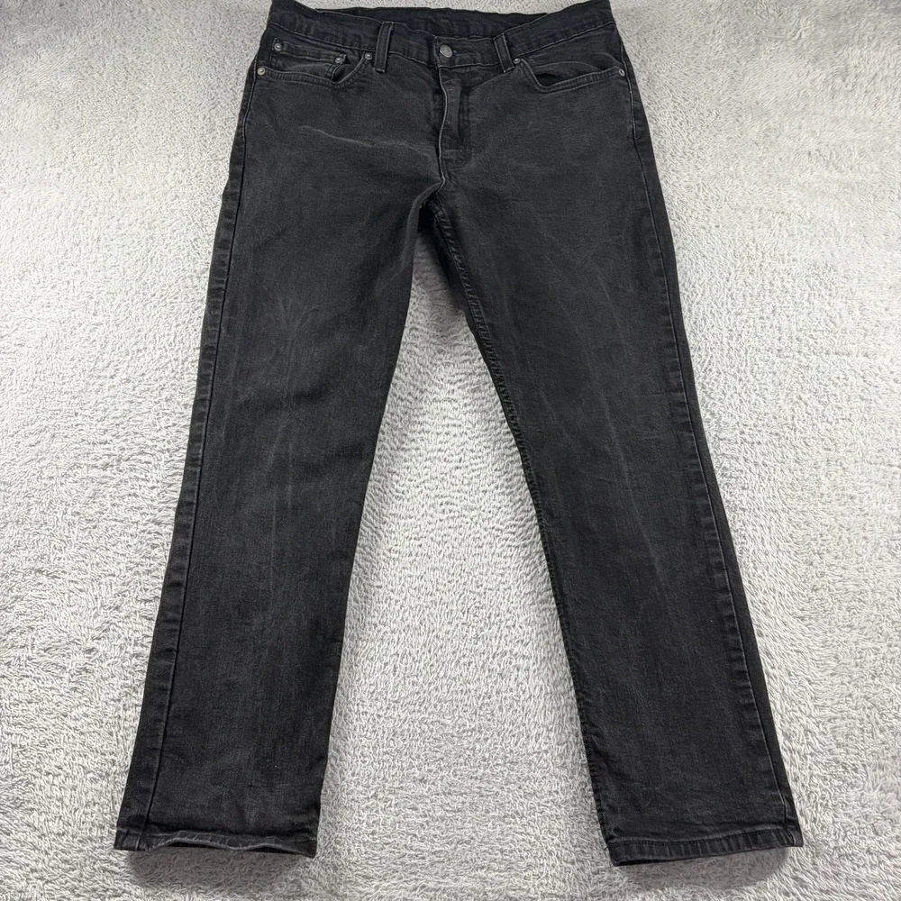 Levi 511 Jeans Black Mens 36x30 (32x28) Taper Rocker Grunge Emo Metal
